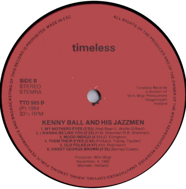 Kenny Ball And His Jazzmen : Greensleeves (LP)