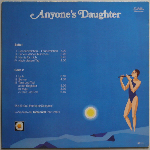 Anyone's Daughter : In Blau (LP, Album)