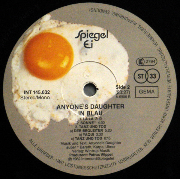 Anyone's Daughter : In Blau (LP, Album)