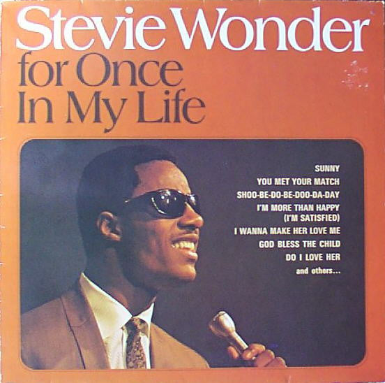 Stevie Wonder : For Once In My Life (LP, Album, RE)