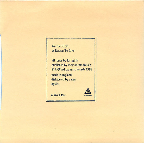 Lost Girls : Needle's Eye (7")
