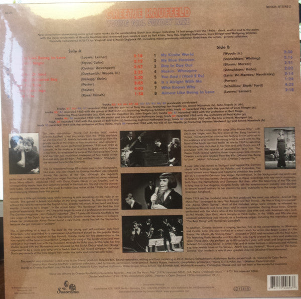 Greetje Kauffeld : Young Girl Sunday Jazz (LP, Comp, RM)