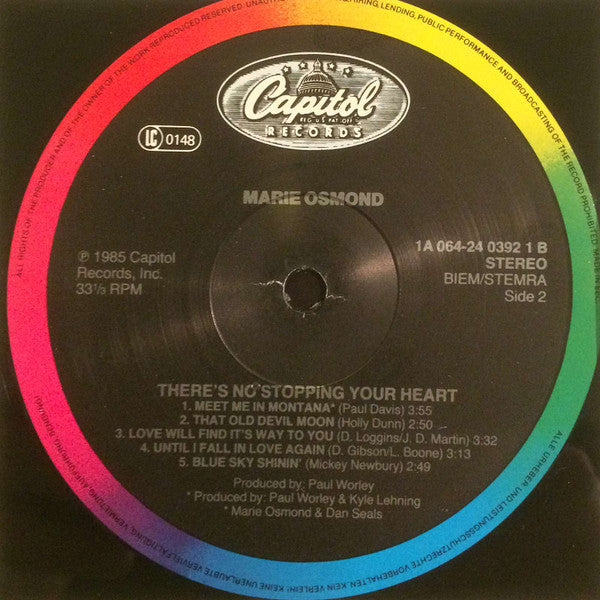 Marie Osmond : There's No Stopping Your Heart (LP, Album)