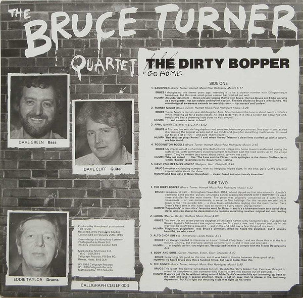 Bruce Turner : The Dirty Bopper (LP, Album)