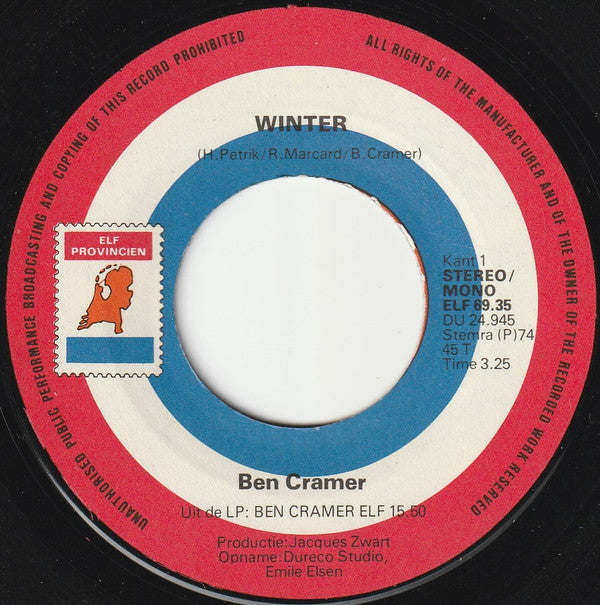 Ben Cramer : Winter (7", Single)