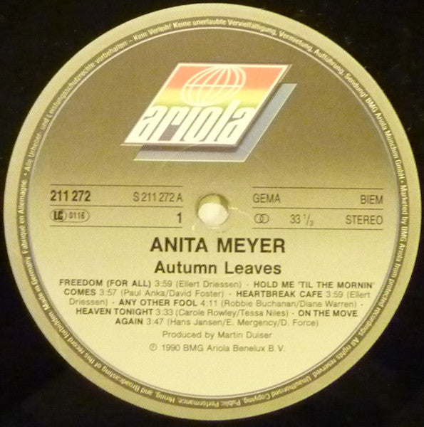 Anita Meyer : Autumn Leaves (LP, Album)