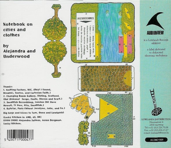 Alejandra and Underwood : Notebook On Cities And Clothes (CD)