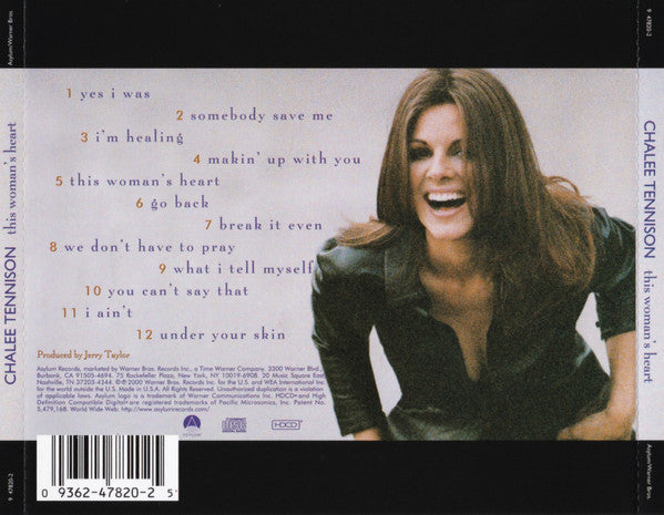 Chalee Tennison : This Woman's Heart (HDCD, Album)