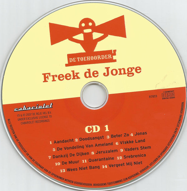 Freek de Jonge : De Toehoorder (2xCD, Album)