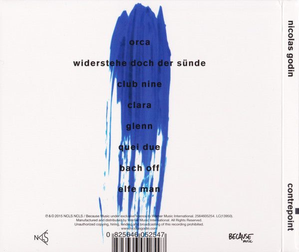 Nicolas Godin : Contrepoint (CD, Album)
