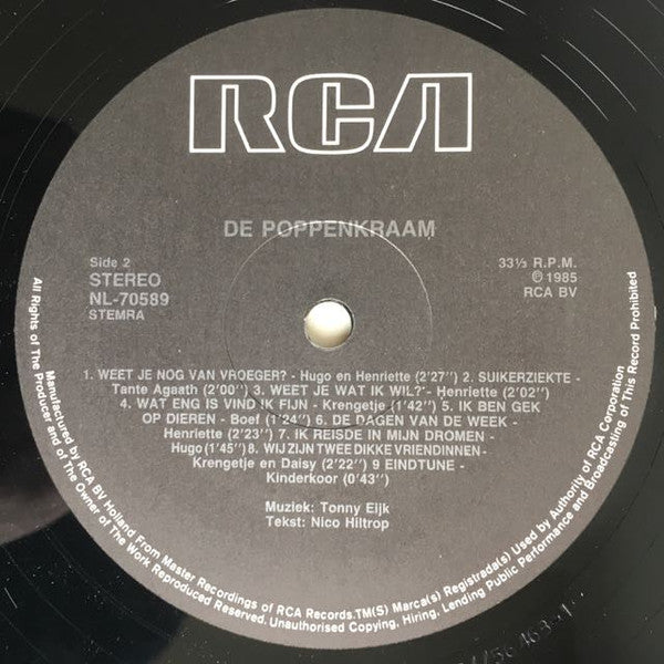 De Poppenkraam : De Poppenkraam (LP, Album)