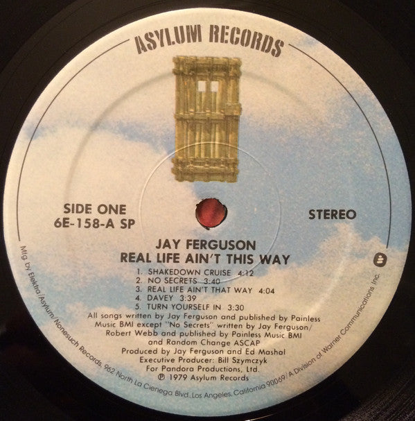 Jay Ferguson : Real Life Ain't This Way (LP, Album, SP)