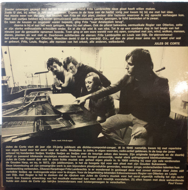 Frits Lambrechts : Frits Lambrechts Zingt Jules De Corte - Ik Zou Wel Eens Willen Weten (LP, Album, Gat)