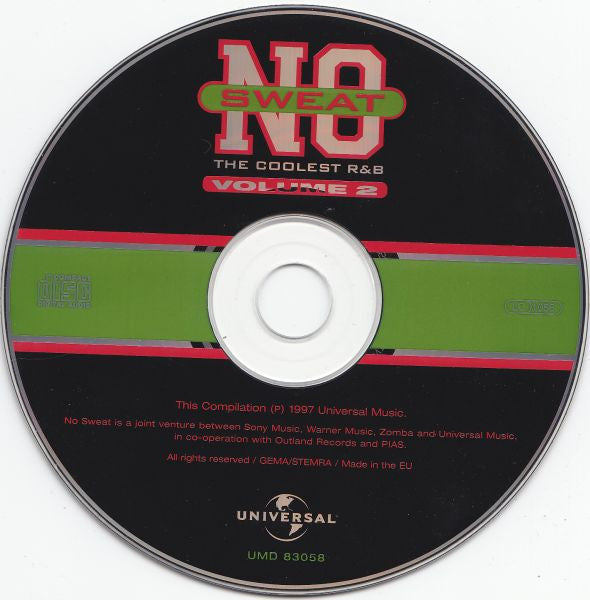 Various : No Sweat (The Coolest R&B) Volume 2 (CD, Comp)