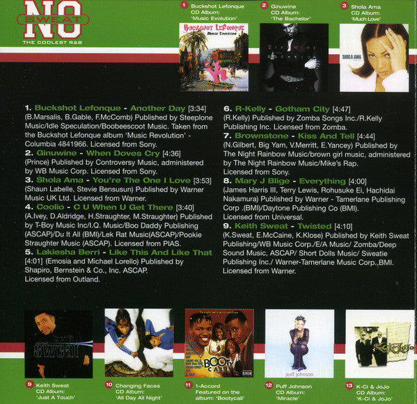 Various : No Sweat (The Coolest R&B) Volume 2 (CD, Comp)