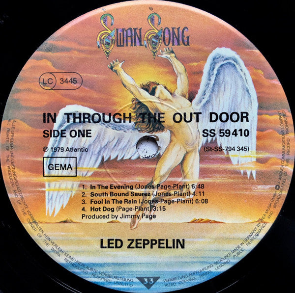 Led Zeppelin : In Through The Out Door (LP, Album, "C")