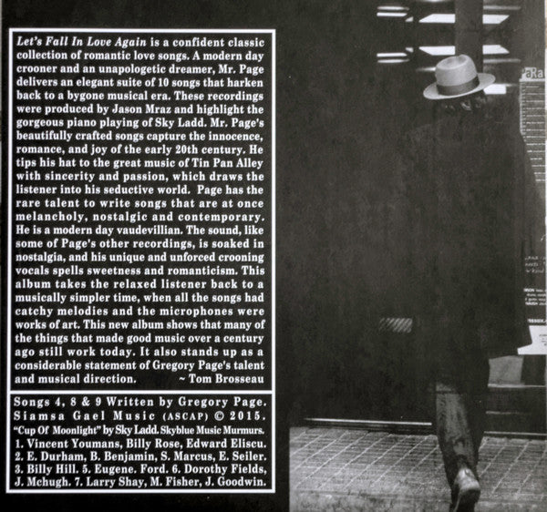 Gregory Page : Let's Fall In Love Again (LP, Album)