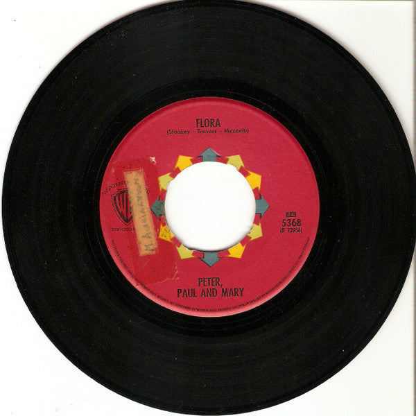 Peter, Paul & Mary : Blowin' In The Wind (7", Single)