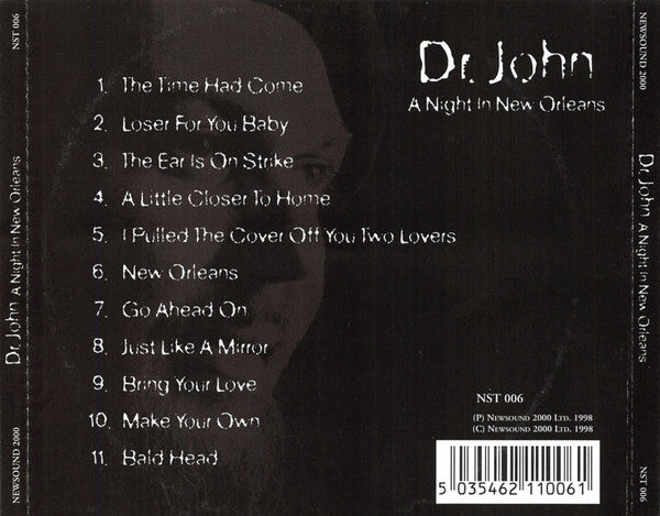 Dr. John : A Night In New Orleans (CD, Album, Comp)