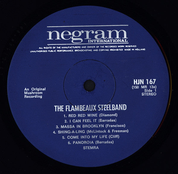 The Flambeaux Steelband* : The Flambeaux Steelband (LP, Album)