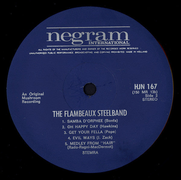 The Flambeaux Steelband* : The Flambeaux Steelband (LP, Album)