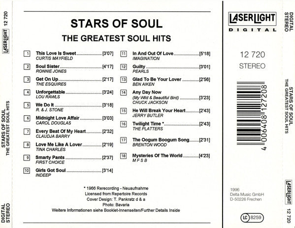 Various : Stars Of Soul (Hits With Heart & Soul) (CD, Comp)