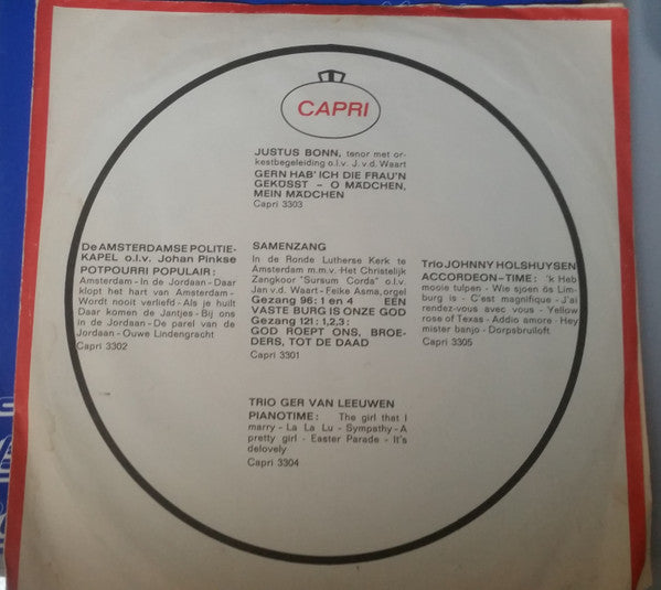 Trio Johnny Holshuysen : Accordeontime (7", MiniAlbum)