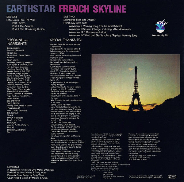 Earthstar : French Skyline (LP, Album)