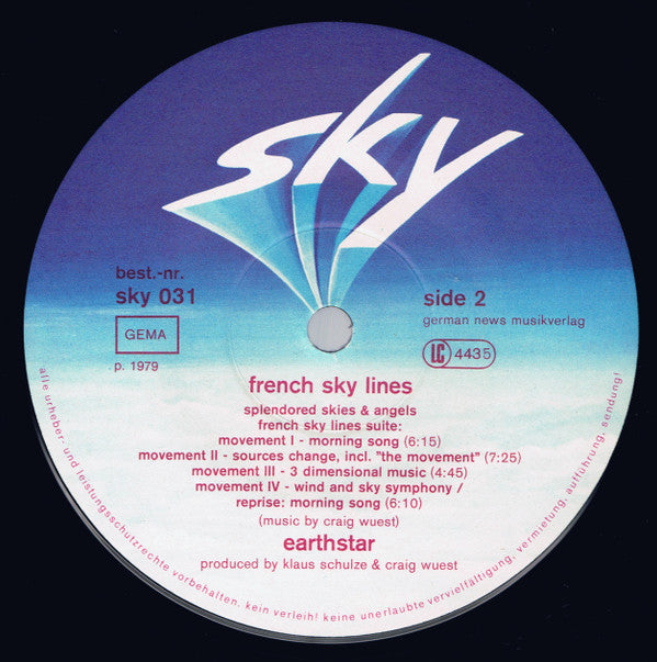 Earthstar : French Skyline (LP, Album)