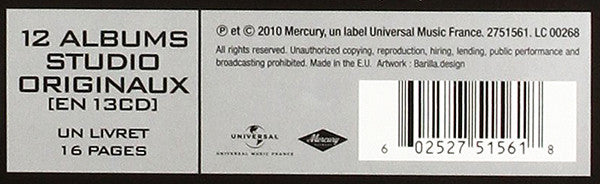 Johnny Hallyday : L'essentiel Des Albums Studio Vol. II (1981 - 2005) (Box, Comp + CD, Album, RE + CD, Album, RE + CD, Al)