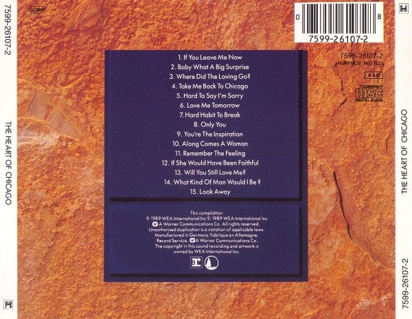 Chicago (2) : The Heart Of Chicago (CD, Comp, RP)
