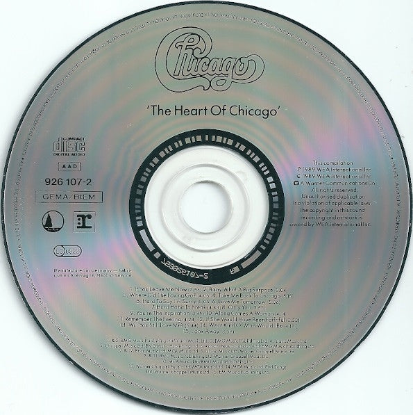Chicago (2) : The Heart Of Chicago (CD, Comp, RP)