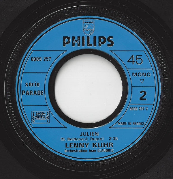 Lenny Kuhr : Pense A Moi  /Julien (7", Single, Mono)