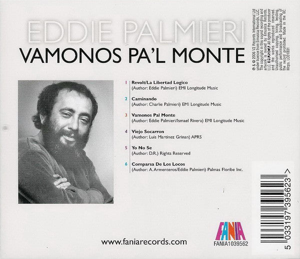 Eddie Palmieri : Vamonos Pa'l Monte (CD, Album, RE)