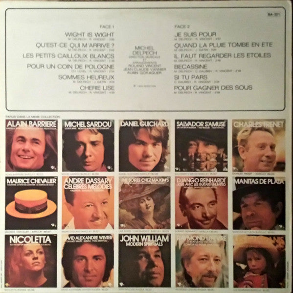 Michel Delpech : Michel Delpech (LP, Comp, RE)