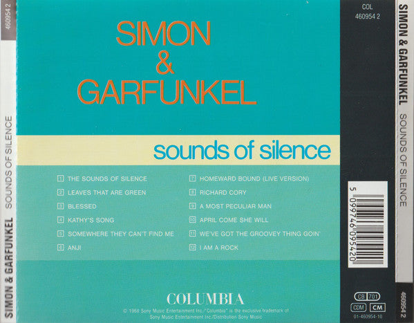 Simon & Garfunkel : Sounds Of Silence (CD, Album, Mono, RE)
