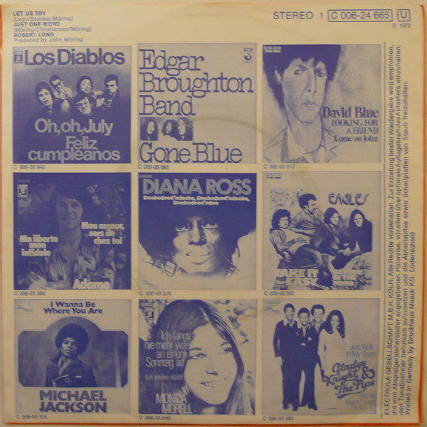 Robert Long : Let Us Try / Just One Word (7", Single)