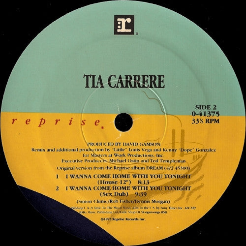 Tia Carrere : State Of Grace / I Wanna Come Home With You Tonight (12")