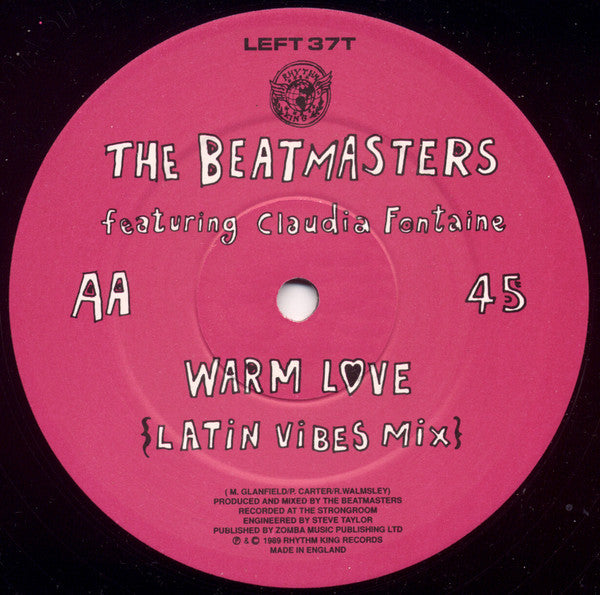 The Beatmasters : Warm Love (12")