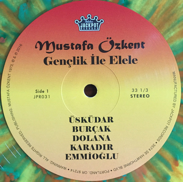 Mustafa Özkent Ve Orkestrası : Gençlik İle Elele (LP, Album, Ltd, RE, Yel)