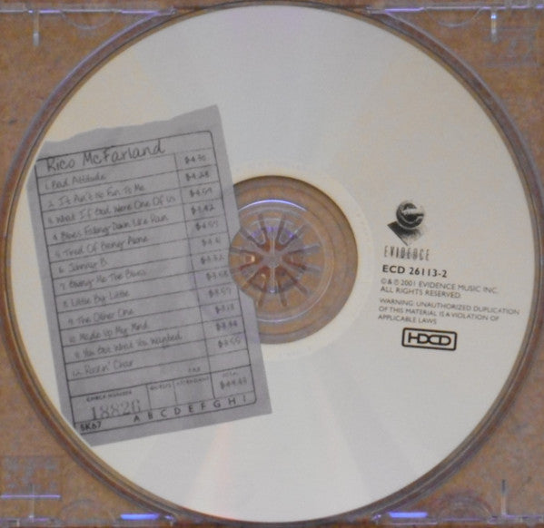 Rico McFarland : Tired Of Being Alone (HDCD, Album)