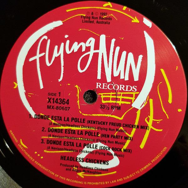 Headless Chickens : Donde Esta La Pollo (12", Maxi, Promo)