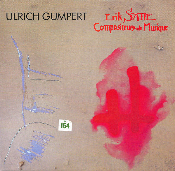 Ulrich Gumpert : Erik Satie Compositeur De Musique (Ulrich Gumpert Spielt Erik Satie) (LP)