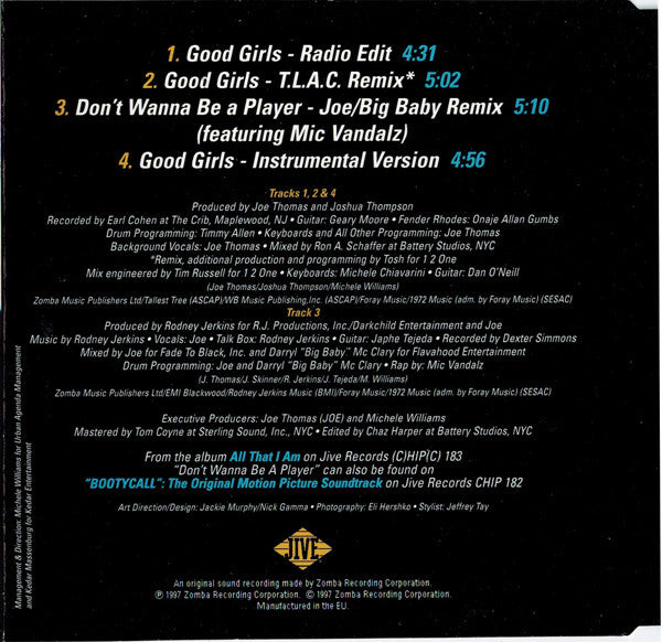 Joe : Good Girls (CD, Single)