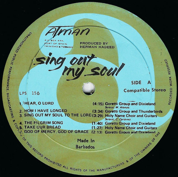 Various : Sing Out My Soul (LP, Comp)