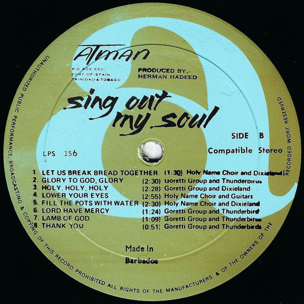 Various : Sing Out My Soul (LP, Comp)