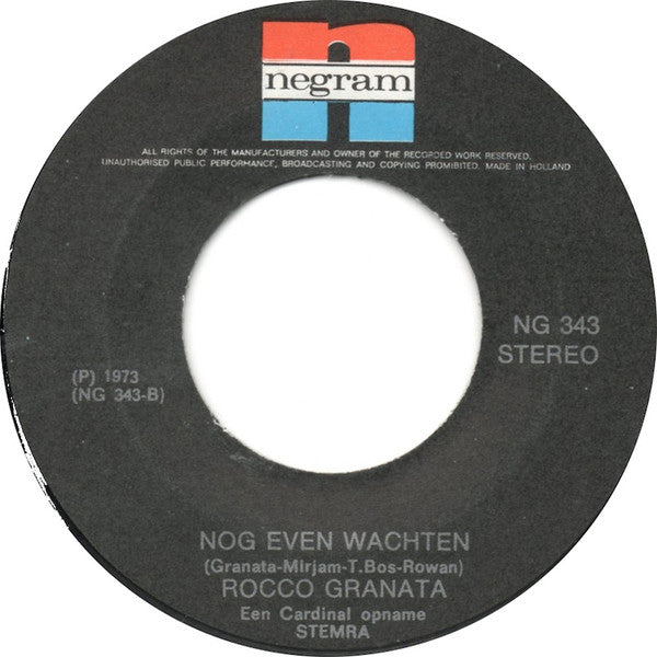 Rocco Granata : Lieve Heer Heb Medelij / Nog Even Wachten (7", Single)