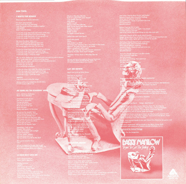 Barry Manilow : Tryin' To Get The Feeling (LP, Album)