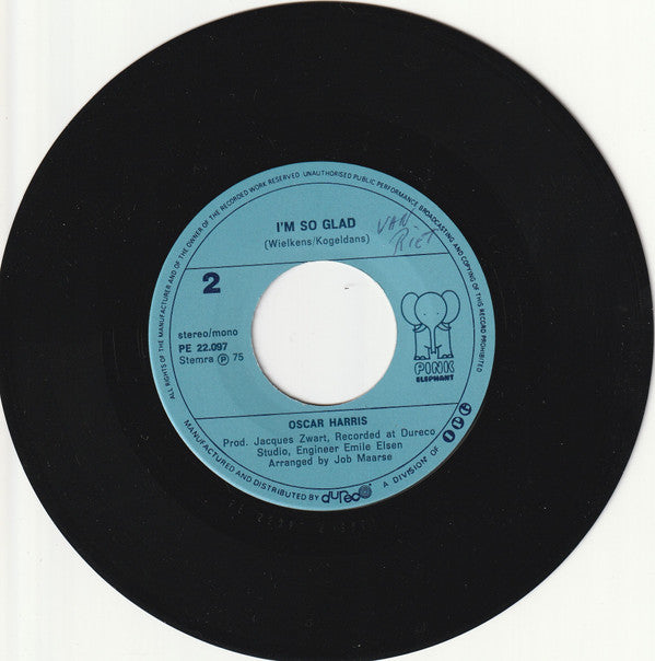 Oscar Harris : Sing Your Freedom Song (7", Single)