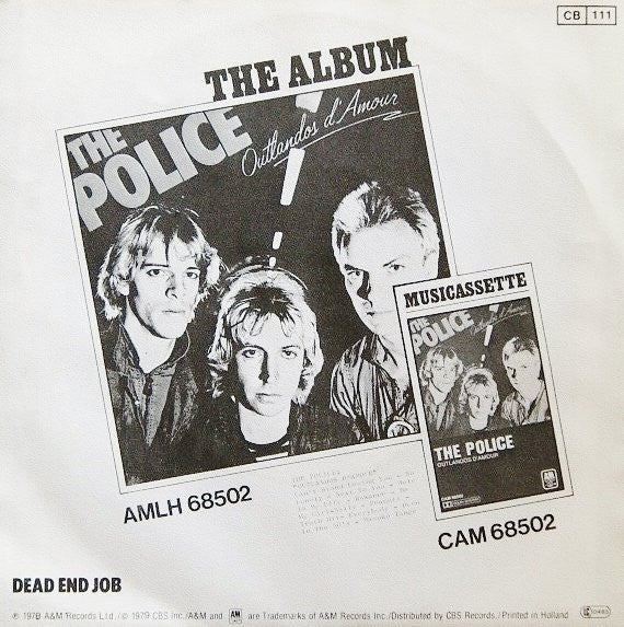 The Police : Can't Stand Losing You (7", Single)